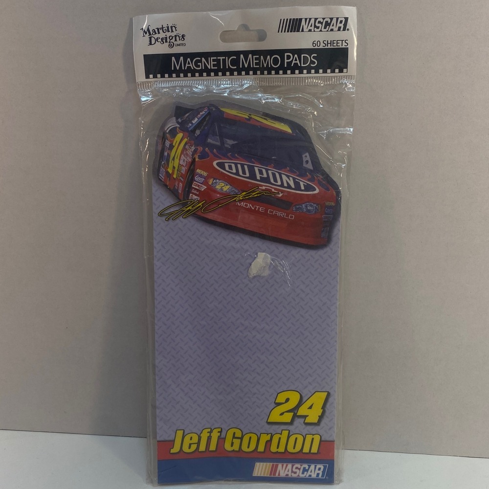 Jeff Gordon NASCAR 24 DuPont Monte Carlo Magnetic‎ Memo Pads 60 Sheets NEW